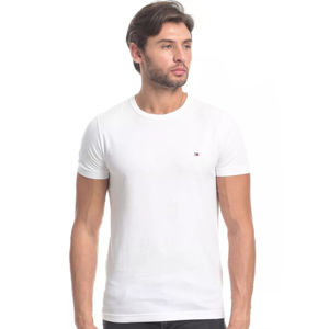Tommy Hilfiger pánské bílé tričko - XXL (100)